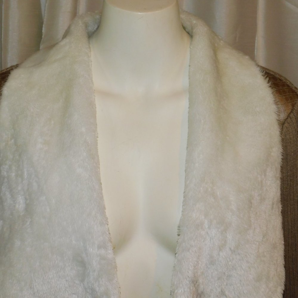 Alfred Dunner Cardigan Crocodile Print Open Front - image 2